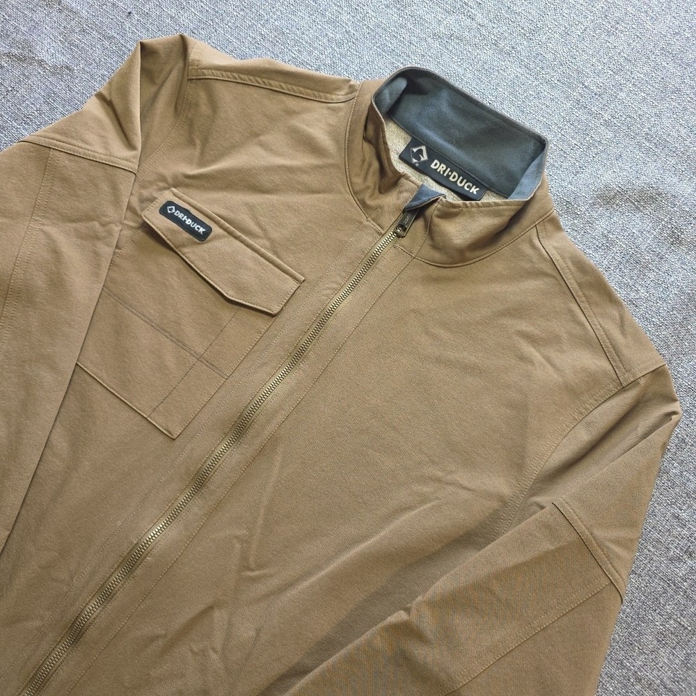 DRI DUCK‎ Ace Woven Jacket Soft Stretch 5327 Field Khaki  Size Large